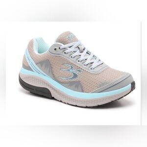 Gravity Defyer Mighty Walk Walking Shoes Sneakers Light Gray/Blue Women's SZ 11